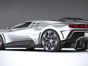 Bugatti Centodieci 2020 Lowpoly 3D Model