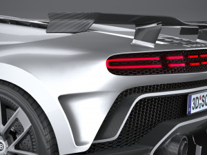 Bugatti Centodieci 2020 Lowpoly 3D Model