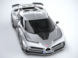 Bugatti Centodieci 2020 Lowpoly 3D Model