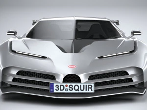 Bugatti Centodieci 2020 Lowpoly 3D Model