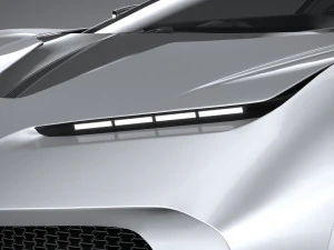 Bugatti Centodieci 2020 Lowpoly 3D Model