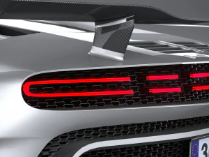 Bugatti Centodieci 2020 Lowpoly 3D Model