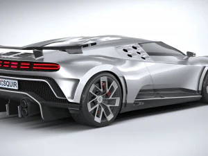 Bugatti Centodieci 2020 Lowpoly 3D Model