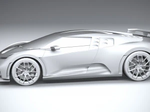 Bugatti Centodieci 2020 Lowpoly 3D Model