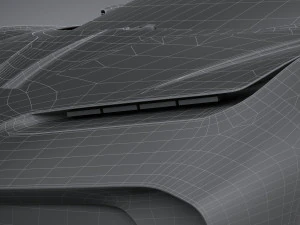 Bugatti Centodieci 2020 Lowpoly 3D Model