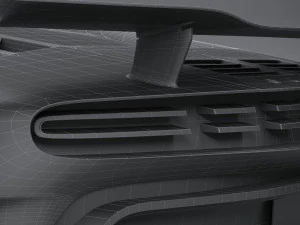 Bugatti Centodieci 2020 Lowpoly 3D Model