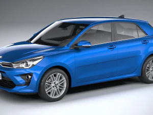 Kia Rio 2021 Modello 3D
