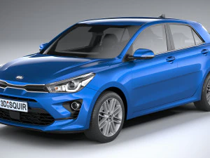 Kia Rio 2021 3D Model