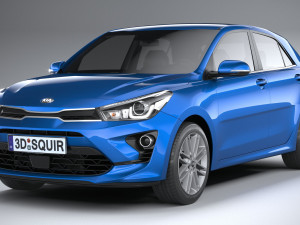 Kia Rio 2021 3D Model