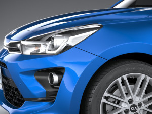Kia Rio 2021 3D Model