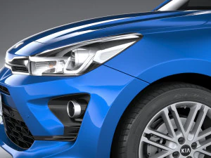 Kia Rio 2021 3D Model