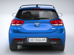Kia Rio 2021 3D Model