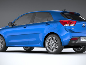 Kia Rio 2021 3D Model