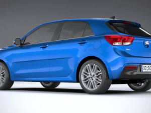 Kia Rio 2021 3D Model