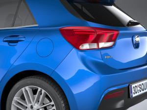 Kia Rio 2021 3D Model