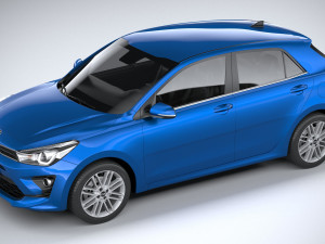 Kia Rio 2021 3D Model