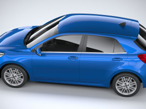 Kia Rio 2021 3D Model