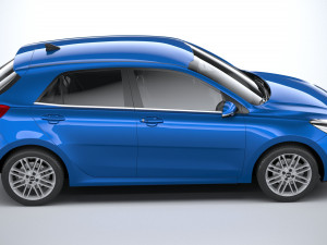Kia Rio 2021 3D Model