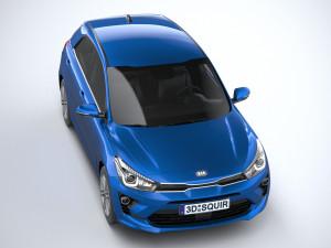 Kia Rio 2021 3D Model