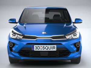 Kia Rio 2021 3D Model