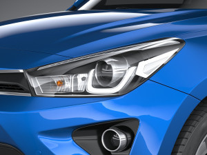 Kia Rio 2021 3D Model