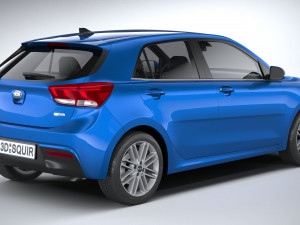 Kia Rio 2021 3D Model