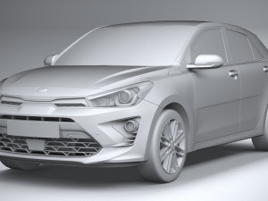 Kia Rio 2021 3D Model