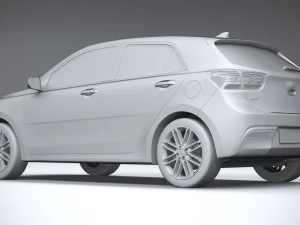 Kia Rio 2021 3D Model
