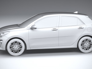 Kia Rio 2021 3D Model