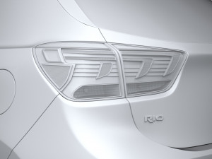 Kia Rio 2021 3D Model