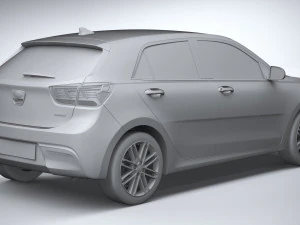 Kia Rio 2021 3D Model