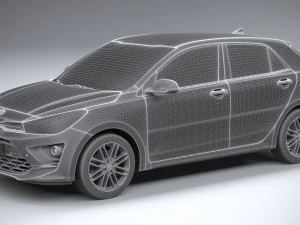 Kia Rio 2021 3D Model