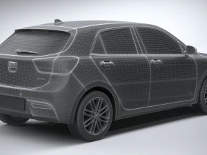 Kia Rio 2021 3D Model