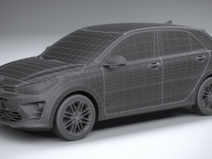 Kia Rio 2021 3D Model