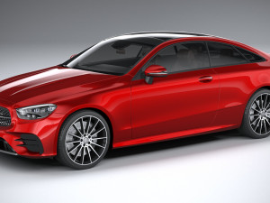 Mercedes-Benz E-class Coupe AMG-line 2021 Modelo 3D