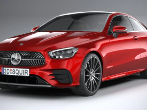 Mercedes-Benz E-class Coupe AMG-line 2021 3D Model