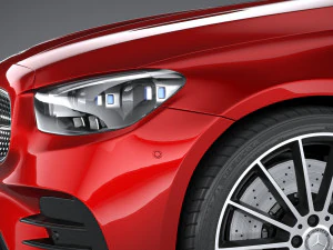 Mercedes-Benz E-class Coupe AMG-line 2021 3D Model