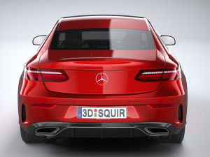 Mercedes-Benz E-class Coupe AMG-line 2021 3D Model