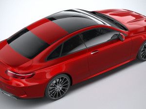 Mercedes-Benz E-class Coupe AMG-line 2021 3D Model
