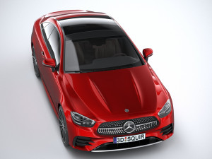 Mercedes-Benz E-class Coupe AMG-line 2021 3D Model