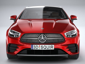 Mercedes-Benz E-class Coupe AMG-line 2021 3D Model