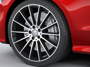 Mercedes-Benz E-class Coupe AMG-line 2021 3D Model