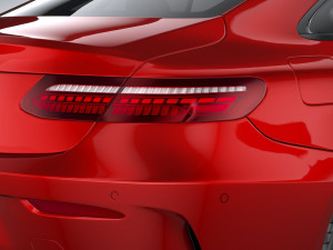 Mercedes-Benz E-class Coupe AMG-line 2021 3D Model