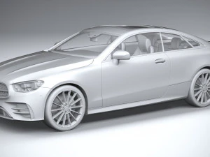 Mercedes-Benz E-class Coupe AMG-line 2021 3D Model