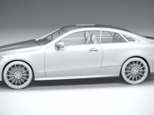 Mercedes-Benz E-class Coupe AMG-line 2021 3D Model