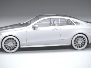 Mercedes-Benz E-class Coupe AMG-line 2021 3D Model