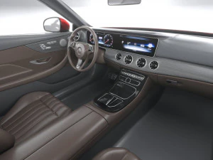 Mercedes-Benz E-class Coupe AMG-line 2021 3D Model
