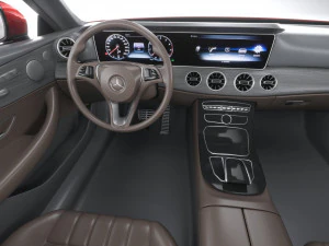 Mercedes-Benz E-class Coupe AMG-line 2021 3D Model