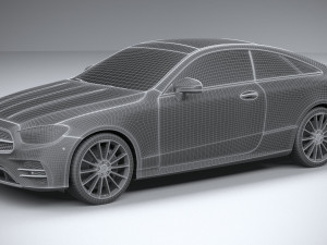 Mercedes-Benz E-class Coupe AMG-line 2021 3D Model
