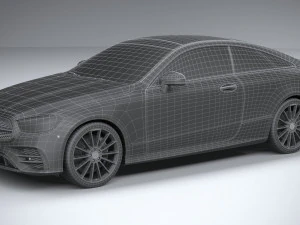 Mercedes-Benz E-class Coupe AMG-line 2021 3D Model